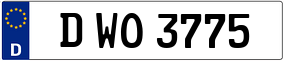 Truck License Plate